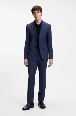 Extra Slim-Fit Zweiteiler aus Woll-Mix
