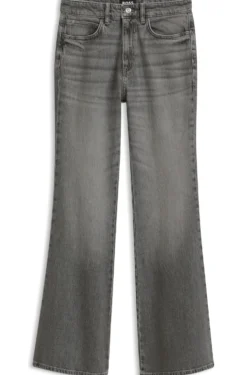 Flared-Fit Jeans aus Stretch-Denim in Marmor-Optik