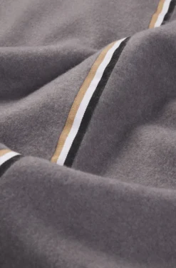 Fleece-Überwurf mit Signature-Streifen-Band