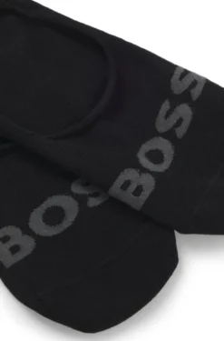 Füßlinge aus elastischem Baumwoll-Mix im Zweierpack