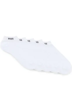 Fünferpack knöchellange Socken mit Logo-Details