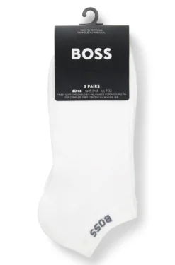 Fünferpack Sneakers-Socken aus Baumwoll-Mix mit Branding