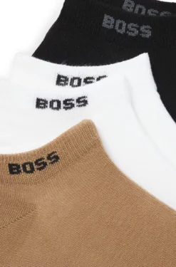 Fünferpack Sneakers-Socken aus Baumwoll-Mix mit Branding