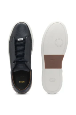 Gary Sneakers aus genarbtem Leder