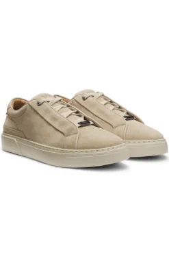 Gary Sneakers aus Veloursleder mit elastischem Schnürsystem