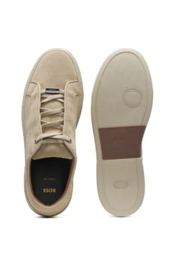 Gary Sneakers aus Veloursleder mit elastischem Schnürsystem