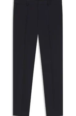 Gemusterte Slim-Fit Hose aus Schurwolle