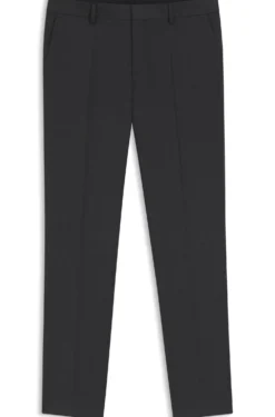 Gemusterte Slim-Fit Hose aus Schurwolle
