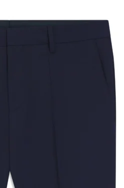 Gemusterte Slim-Fit Hose aus Schurwolle