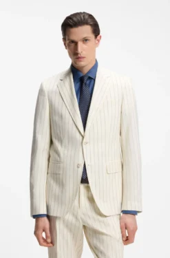 Gestreifter Slim-Fit Zweiteiler