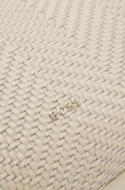 Gewebte Umhängetasche mit Double-B-Monogramm