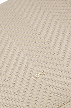 Gewebte Umhängetasche mit Double-B-Monogramm