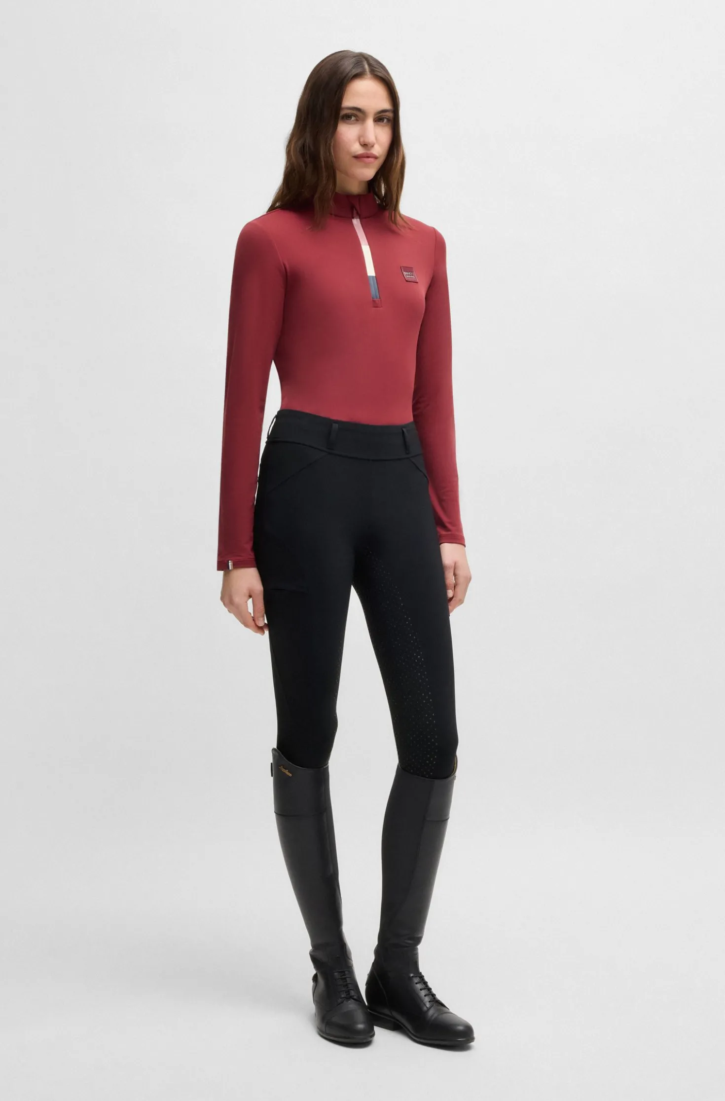 Griffige Slim-Fit Reitsport-Leggings