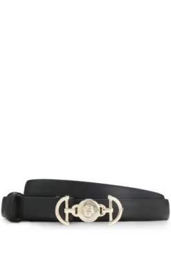 Gürtel aus italienischem Leder mit Double-B-Monogramm-Schließe