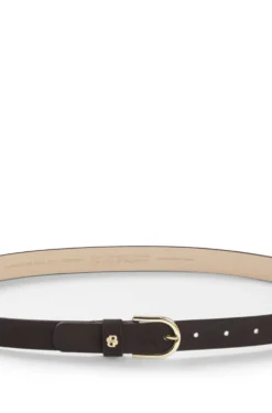 Gürtel aus Veloursleder mit goldfarbenem Double-B-Monogramm