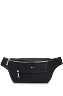 Gürteltasche aus Kunstleder mit Logo-Prägung