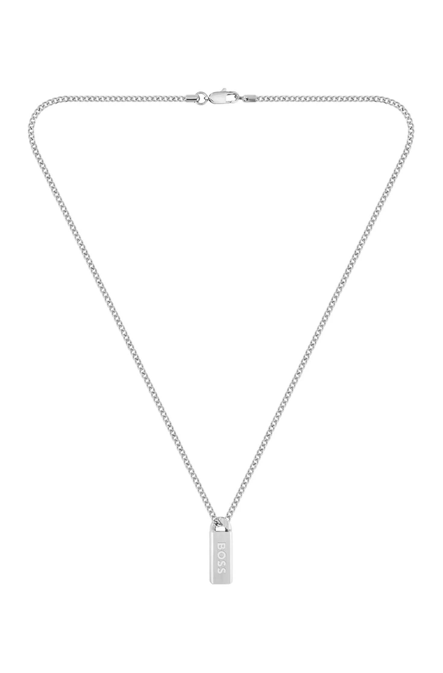 Halskette mit Logo-Plakette