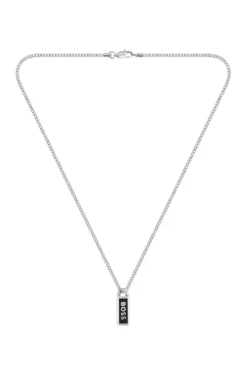Halskette mit Logo-Plakette
