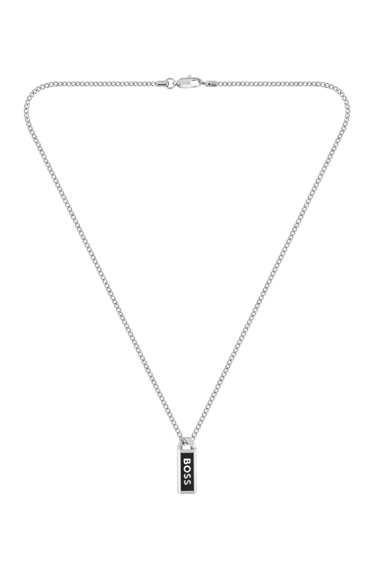 Halskette mit Logo-Plakette