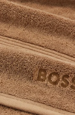Handtuch aus Baumwolle mit Logo-Stickerei