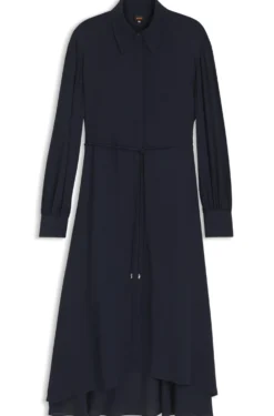 Hemdblusenkleid aus Crêpe de Chine