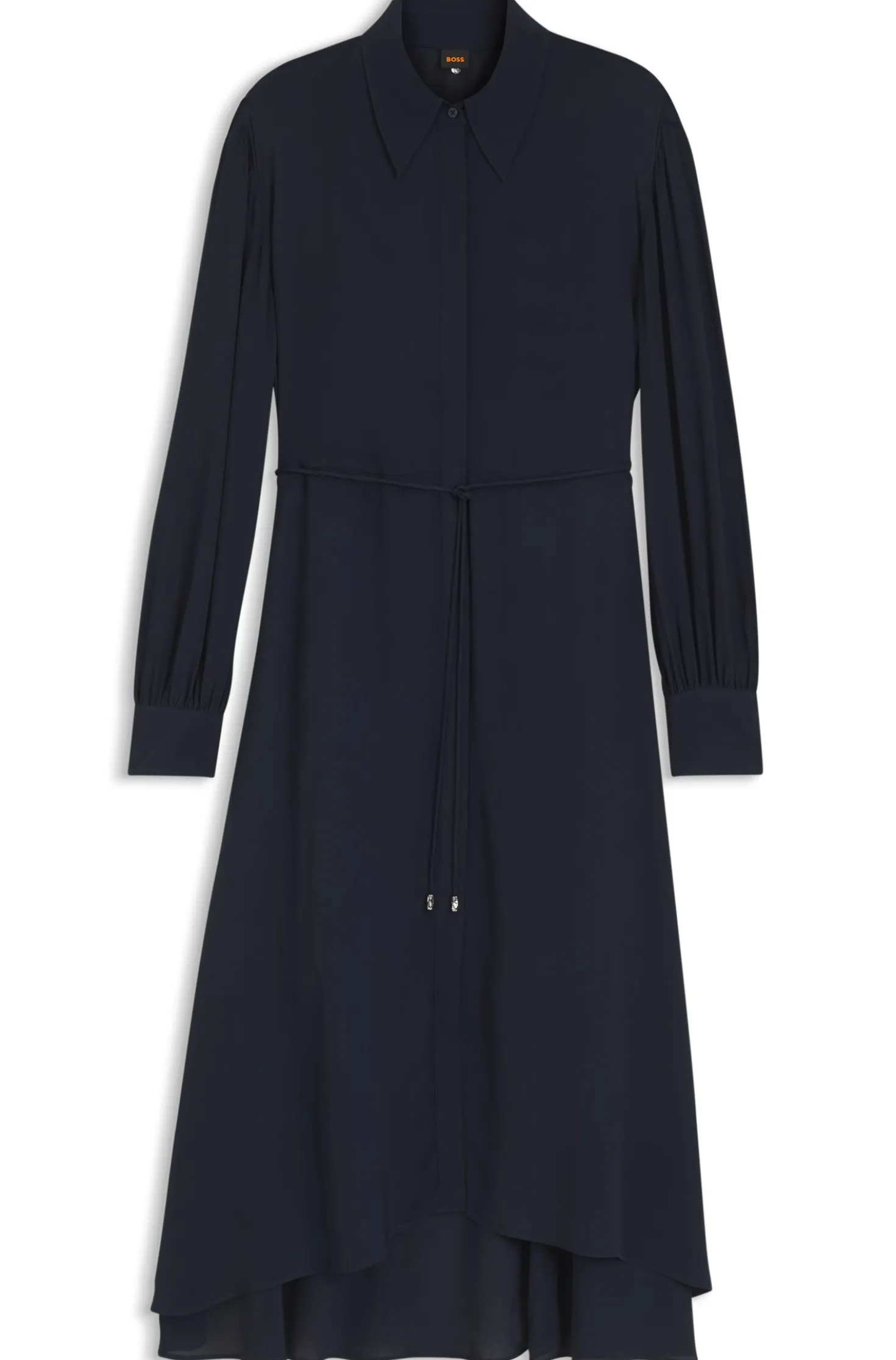 Hemdblusenkleid aus Crêpe de Chine