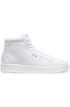 Hightop Sneakers aus Kunstleder
