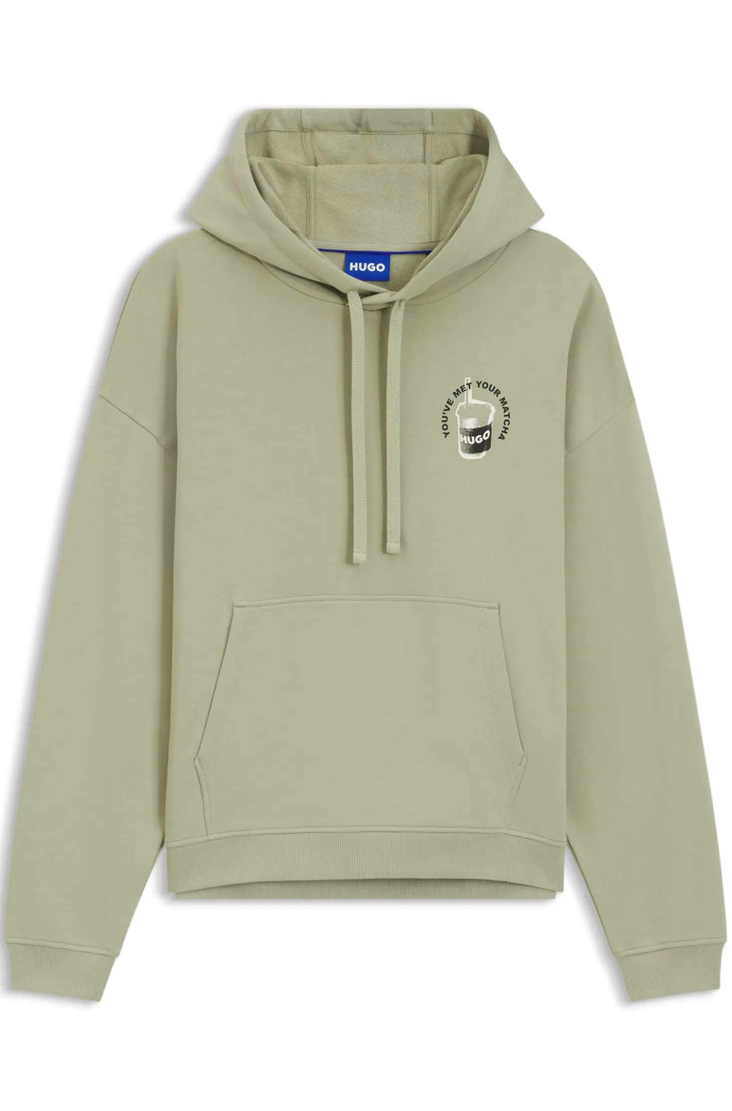 Hoodie aus Baumwoll-Terry mit Logo-Grafik