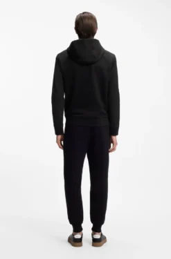Hoodie aus Baumwoll-Terry mit Signature-Streifen-Besatz