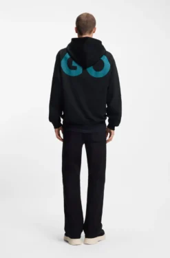 Hoodie aus Baumwoll-Terry mit Logo-Print