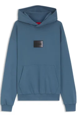 Hoodie aus Baumwoll-Terry mit Gradient-Logo