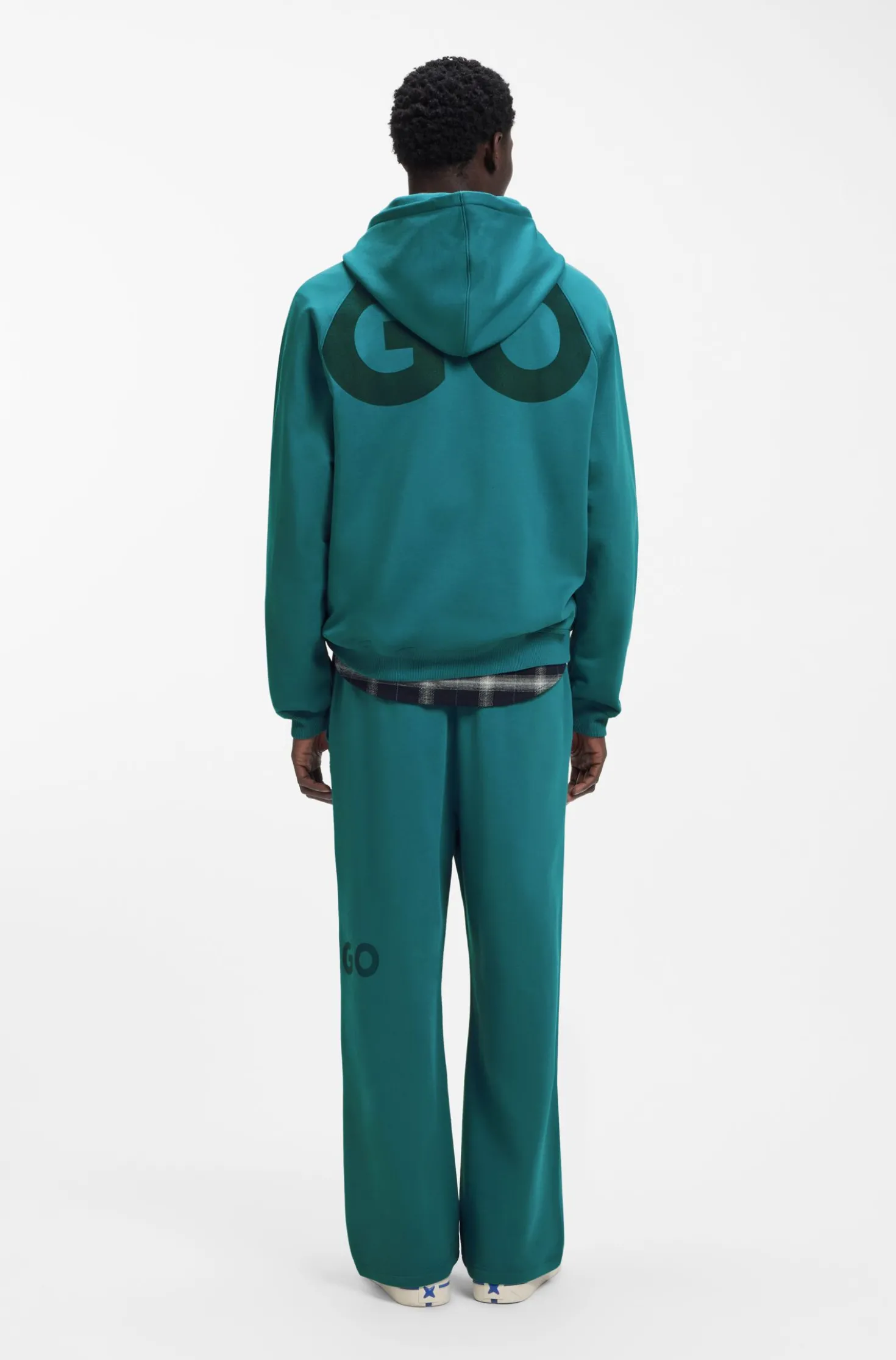 Hoodie aus Baumwoll-Terry mit Logo-Print
