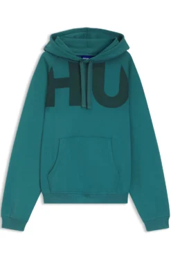 Hoodie aus Baumwoll-Terry mit Logo-Print
