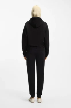 Hoodie aus Baumwoll-Terry mit Stack-Logo-Stickerei