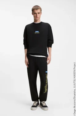 HUGO x Jujutsu Kaisen Jogginghose aus Baumwoll-Terry