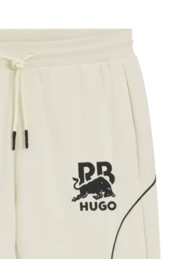 HUGO x RB Jogginghose aus Stretch-Baumwolle mit Stier-Motiv