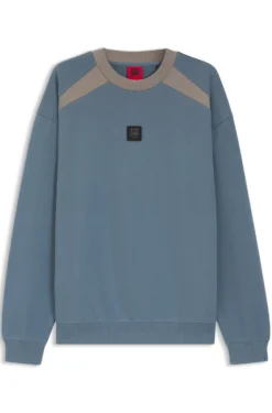 HUGO x RB Sweatshirt aus Baumwoll-Terry mit Stiermotiv