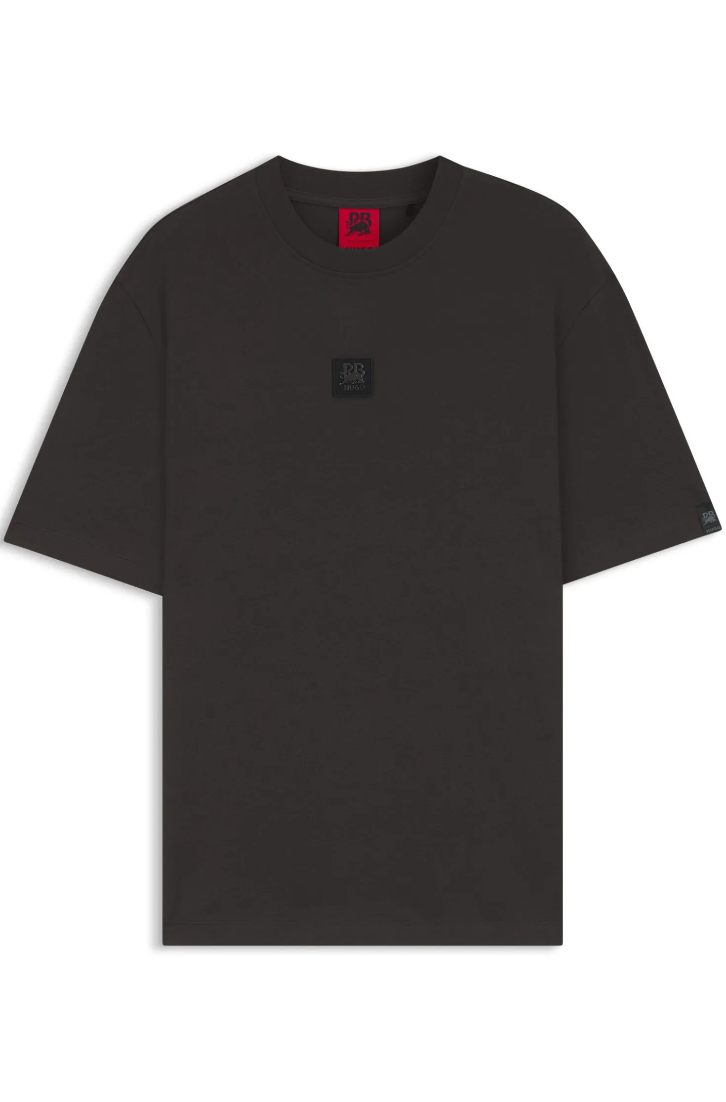 HUGO x RB T-Shirt mit Stier-Logo-Patch