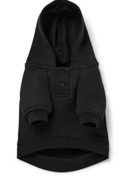 Hunde-Hoodie aus Baumwolle mit Khaby-Lame-Artwork
