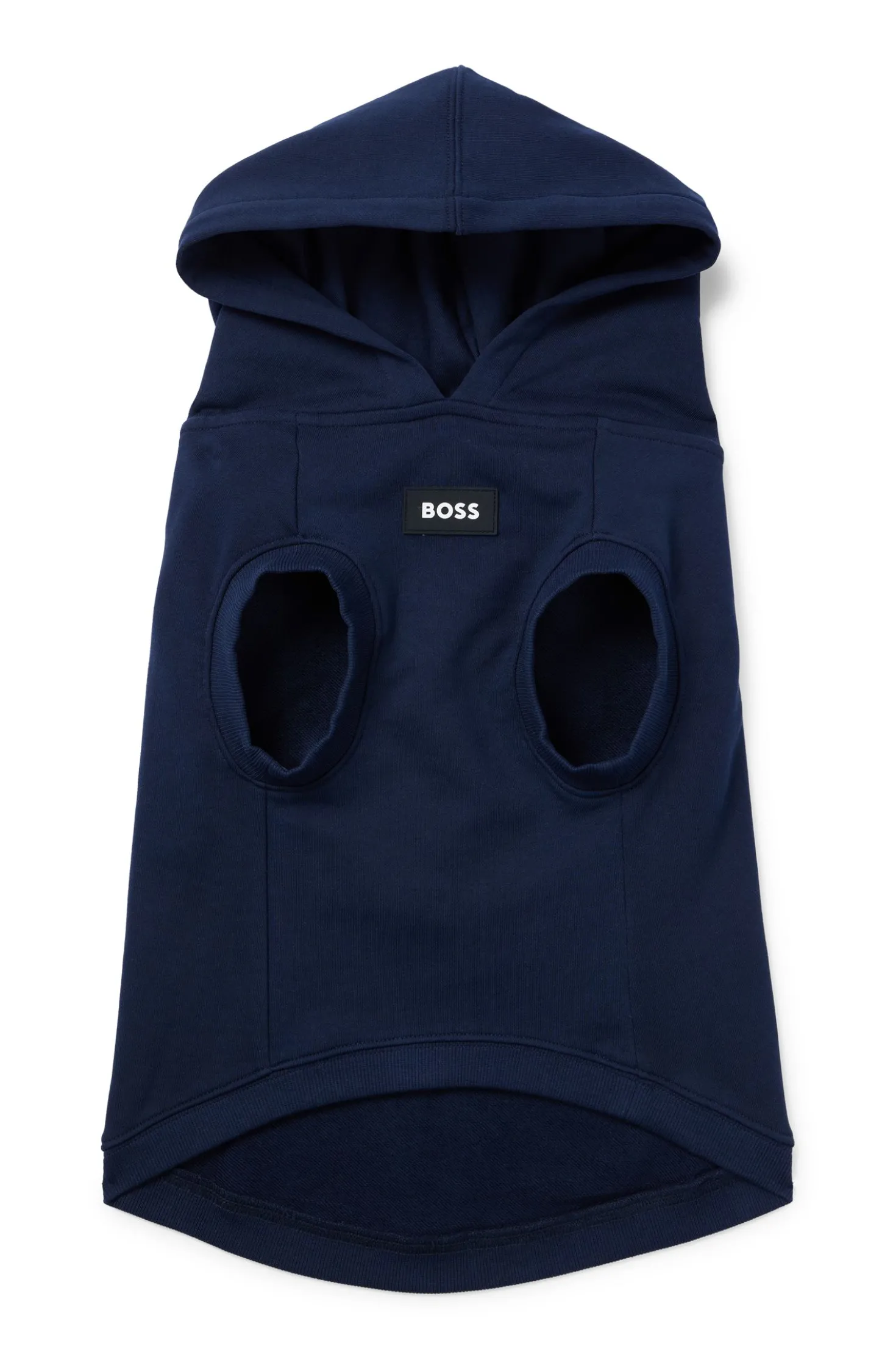 Hunde-Hoodie aus Baumwolle mit Palmen-Print