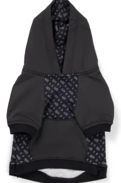 Hunde-Hoodie mit Monogramm-Muster