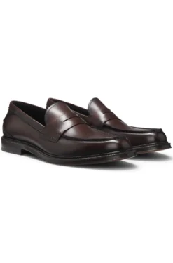 In Italien gefertigter Loafer aus weichem Leder