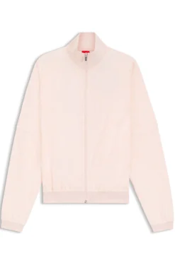 Jacke aus Baumwoll-Mix mit Allover-Logo-Muster