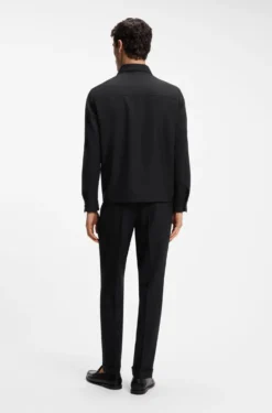 Jacke aus Schurwolle mit Reißverschluss