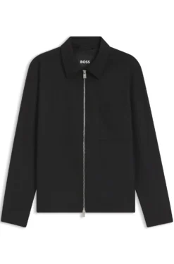 Jacke aus Schurwolle mit Reißverschluss