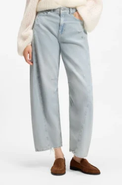 Jeans mit relaxtem Schnitt und Ballon-Bein