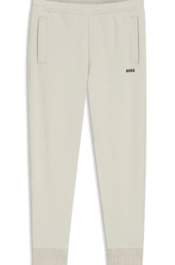Jogginghose aus Baumwoll-Mix mit Logo-Stickerei