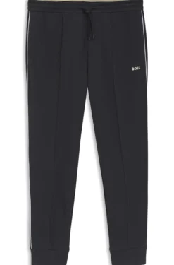 Jogginghose aus Baumwoll-Mix mit Paspeln