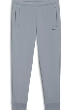 Jogginghose aus Baumwoll-Mix mit Logo-Stickerei