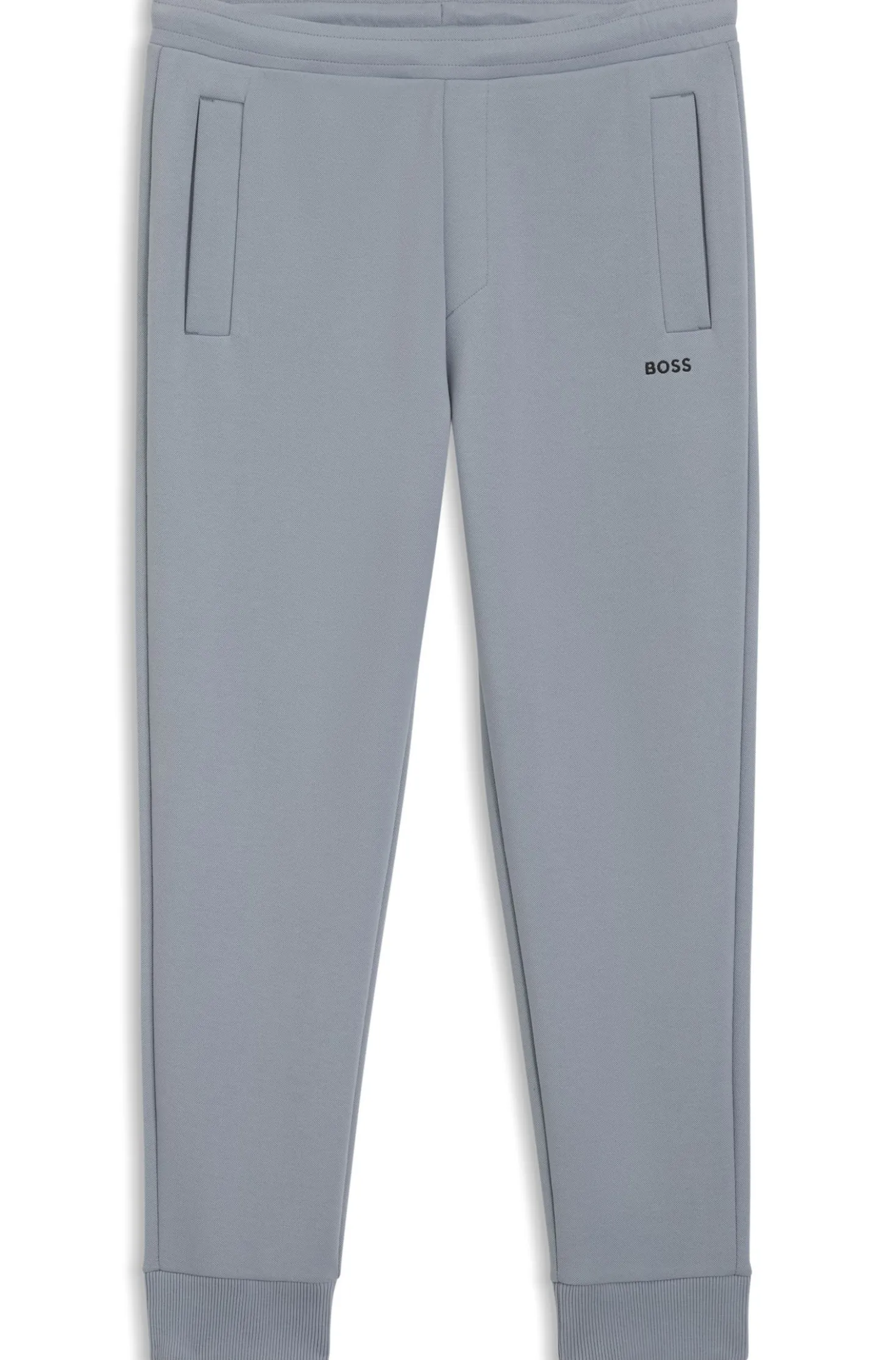 Jogginghose aus Baumwoll-Mix mit Logo-Stickerei